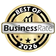 BusinessRate Best of 2026 badge awarded to Complete Home Care for Top 10 Home Health Care in Fort Lauderdale