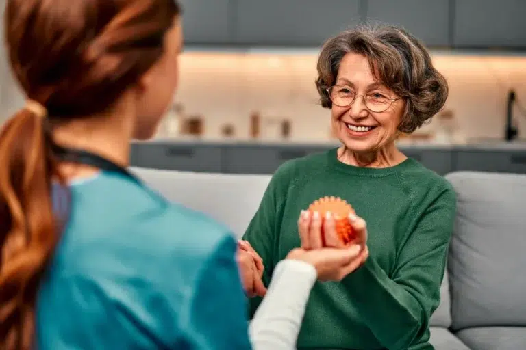 Home Physical, Occupational & Speech Therapy session with older adult in Central & Southern Florida